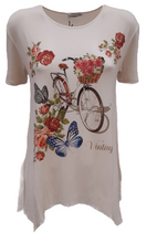 Carica l&#39;immagine nel visualizzatore di Gallery, t-shirt vintage bicicletta

